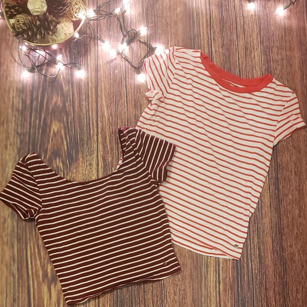 Lot of 2 American eagle soft and sexy crop tops